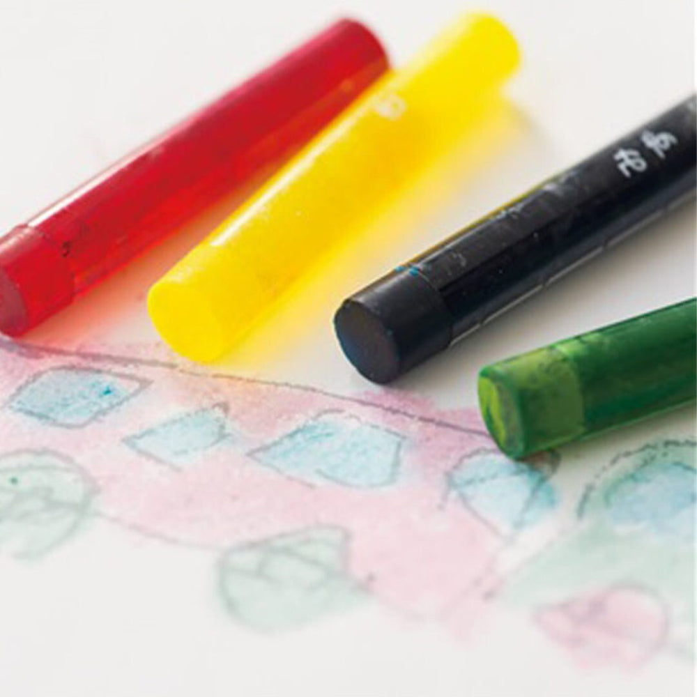 Kokuyo Clear Crayons - 10 Colour Set