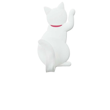 Japan Magnet Hook - White Cat