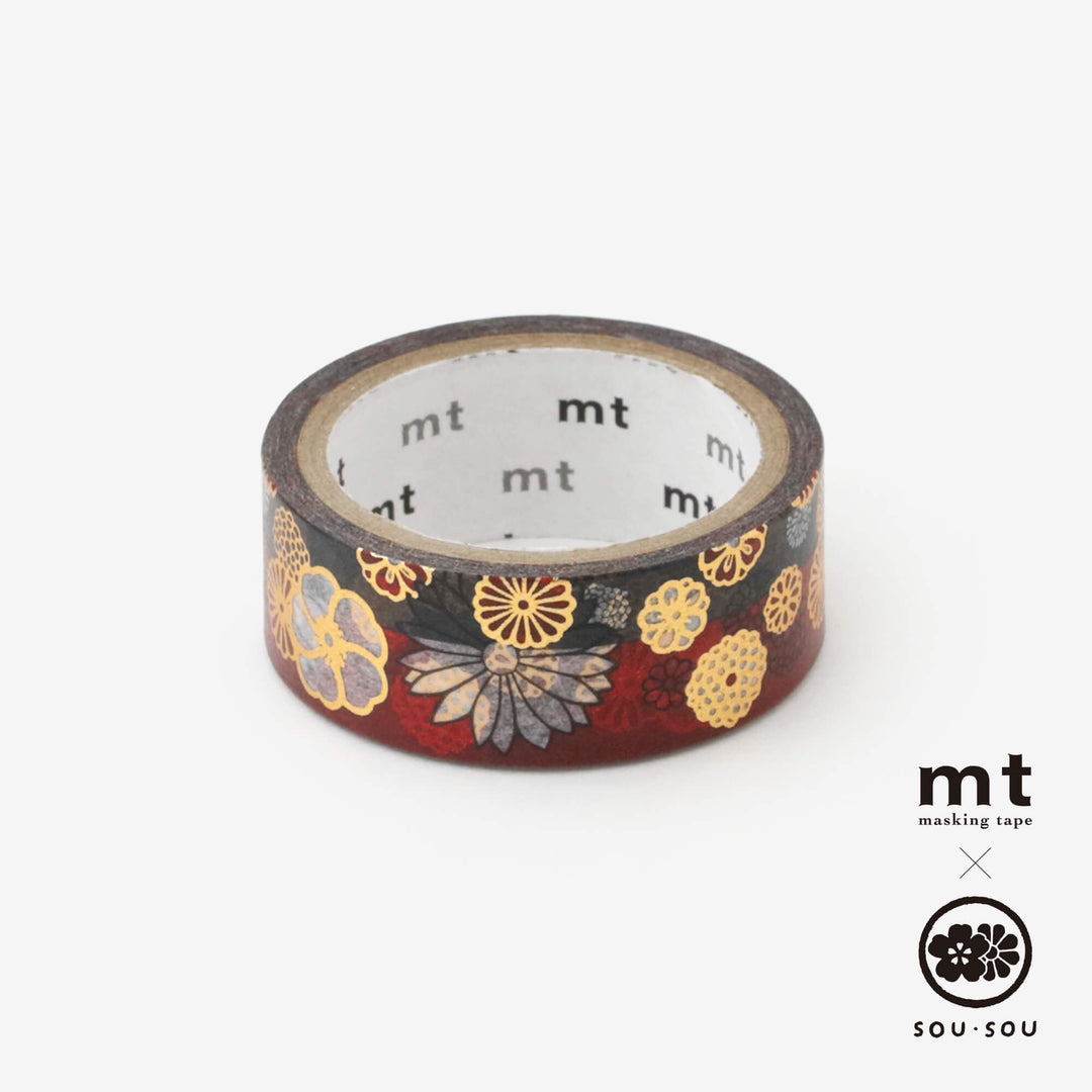 MT x SOU.SOU Kyoto Washi Tape - Gold Foil Stamped - Kinrandonsu